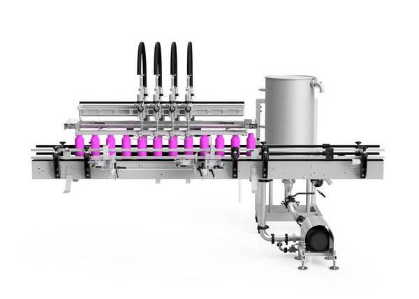 automatic liquid filling machine for corosive product