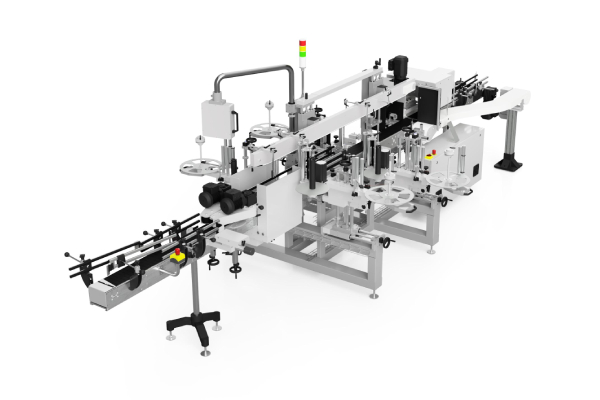 flat and round bottle labelling machine